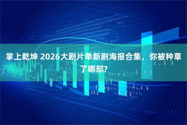 掌上乾坤 2026大剧片单新剧海报合集，你被种草了哪部?